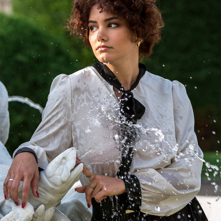 Fountain in historic area