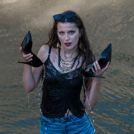 Jeans shorts in sommer